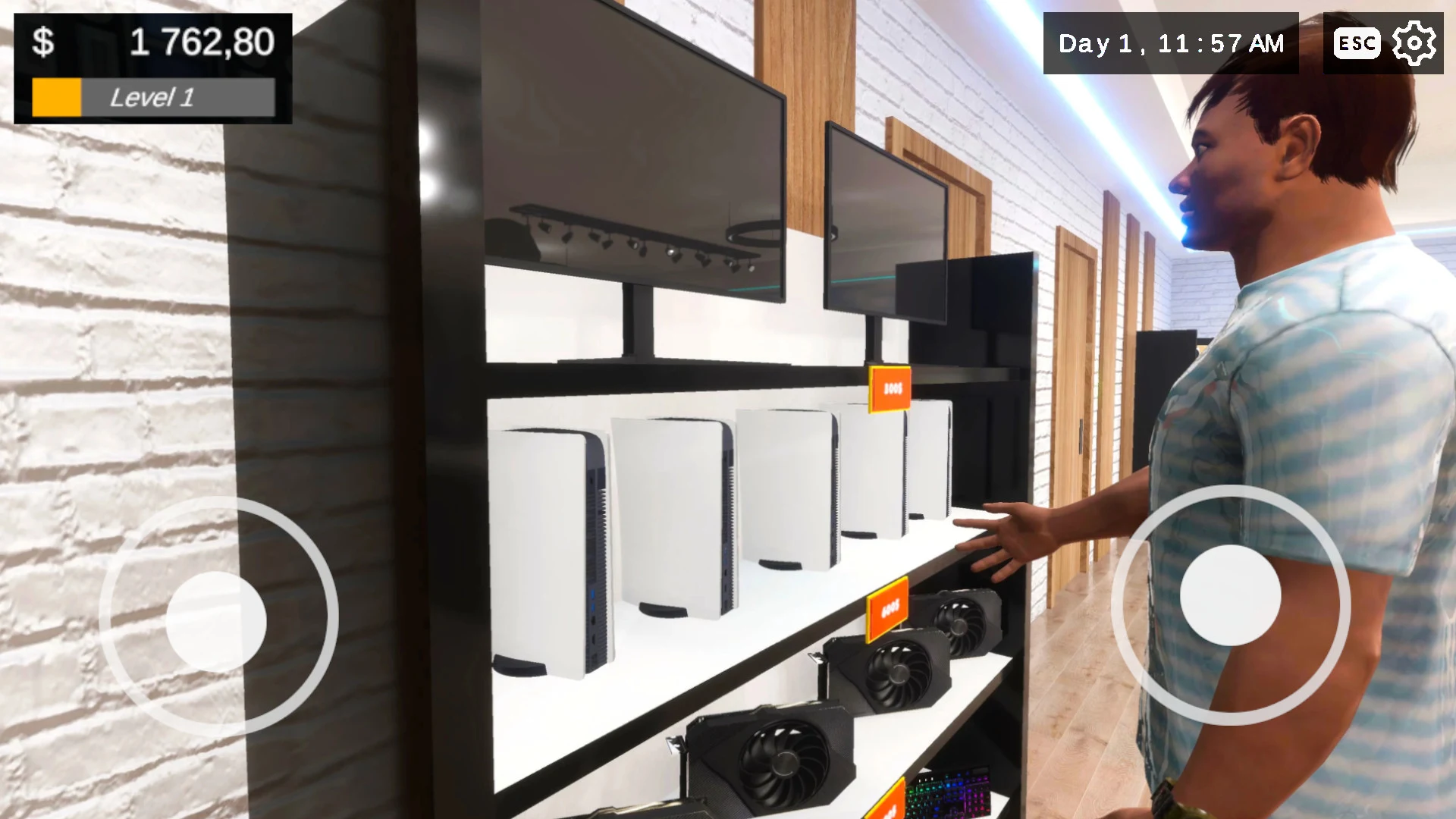 Game Store Simulator PC Build screenshot